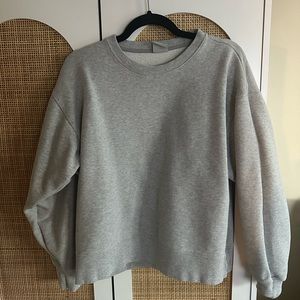 TNA cozy fleece crewneck